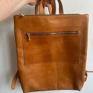 Parker Clay Miramar Leather Women's Backpack Luxury Unisex